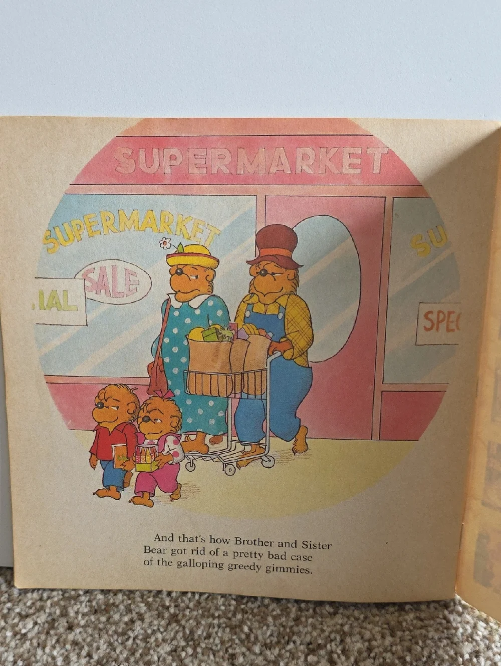 The Berenstain Bears Get the Gimmies - Children's Book From 1988